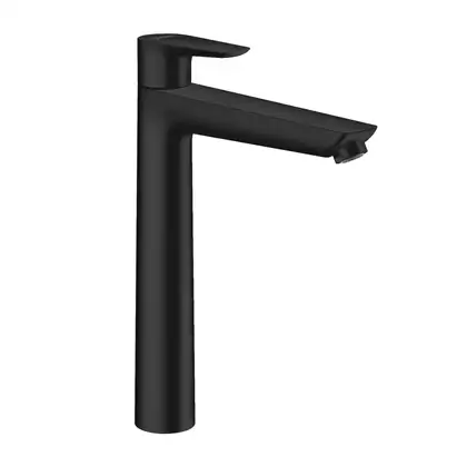 Змішувач для раковини високий Hansgrohe Talis E (колір - чорний матовий), без донного клапана 71717670