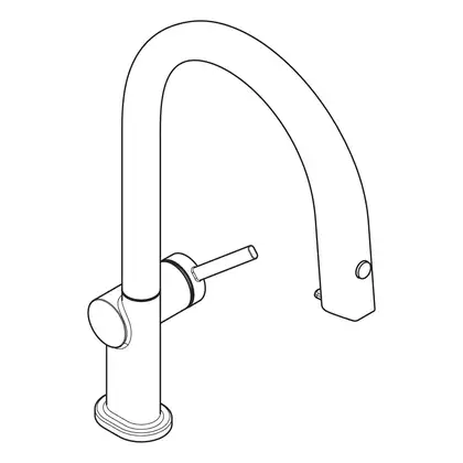 Hansgrohe Aqittura M91 Змішувач для кухні, сталь (76826800)