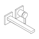 Hansgrohe Tecturis E Змішувач для раковини, шліфована бронза (73051140)