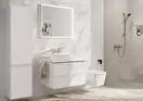 Змішувач для раковини 240 Fine CoolStart EcoSmart+ Hansgrohe Tecturis E (колір - шліфована бронза), без донного клапана 73072140
