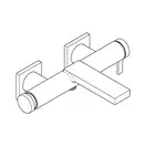 Hansgrohe Tecturis E Смеситель для ванны, белый матовый (73420700)