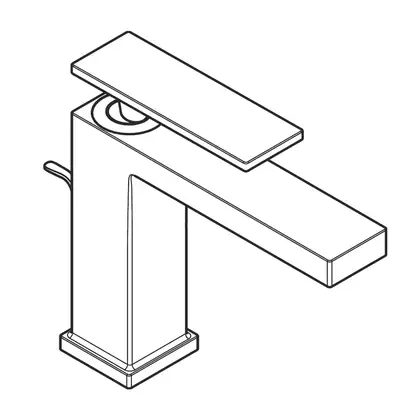 Hansgrohe Tecturis E Змішувач для раковини, чорний матовий (73010670)