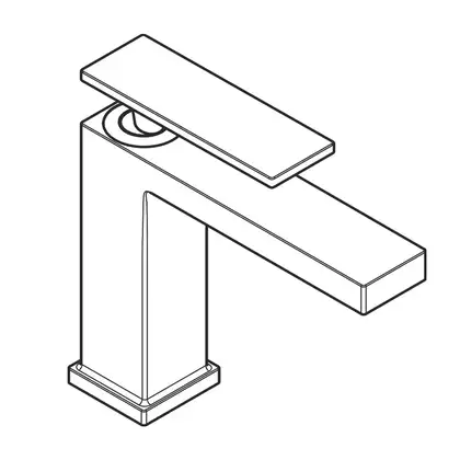 HANSGROHE Tecturis E Змішувач для раковини, чорний матовий (73011670)