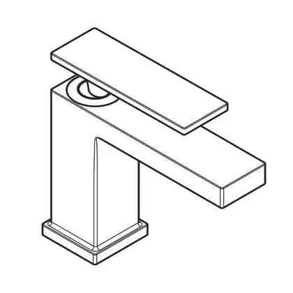 Кран для раковини тільки для холодної води 80 EcoSmart+ Hansgrohe Tecturis E (колір - білий матовий) 73013700 Кран для раковини тільки для холодної води 80 EcoSmart+ Hansgrohe Tecturis E (колір - білий матовий) 73013700