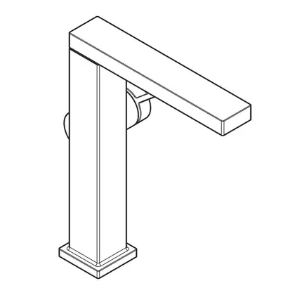 Hansgrohe Tecturis E Змішувач для раковини, чорний матовий (73060670)
