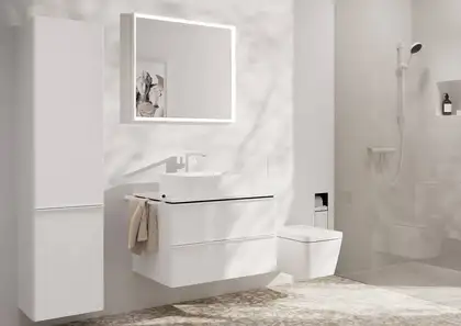 Hansgrohe Tecturis E Смеситель для раковины, белый матовый (73070700)