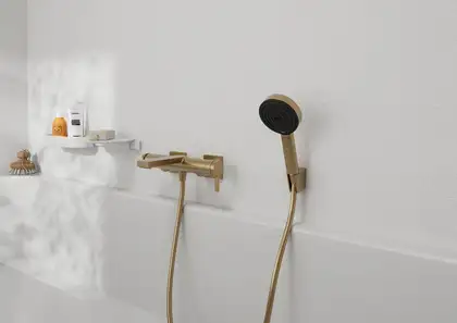 HANSGROHE Tecturis E Змішувач для ванни, шліфована бронза (73420140)