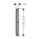 HANSGROHE ShowerSelect Comfort E Вентиль на 3 споживачі, матовий чорний хром (15573340)