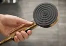Лейка для душа Hansgrohe Pulsify Select EcoSmart (цвет - шлифованная бронза), 3 вида струи Relaxation 24111140
