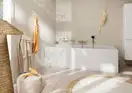 Лейка для душа Hansgrohe Pulsify Select EcoSmart (цвет - шлифованная бронза), 3 вида струи Relaxation 24111140