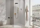 Лейка для душа Hansgrohe Pulsify E 100 1jet EcoSmart+ (цвет - шлифованная бронза) 24321140
