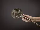 Лейка для душа Hansgrohe Raindance Select S PowderRain (цвет - шлифованная бронза), 3 вида струи 26014140