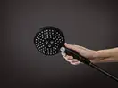 Лейка для душа Hansgrohe Raindance Select S PowderRain (цвет - чёрный матовый), 3 вида струи 26014670