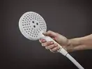 Лейка для душа Hansgrohe Raindance Select S PowderRain (цвет - белый матовый), 3 вида струи 26014700