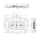 Верхний душ без подсветки, Hansgrohe Raindance 680х460 мм 28417000H