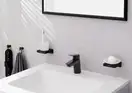 Смеситель для раковины 70 Hansgrohe Logis Coolstart (цвет - чёрный матовый), без донного клапана 71073670
