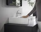 Смеситель для раковины 70 Hansgrohe Logis (цвет - хром), со сливным клапаном Push-Open 71077000