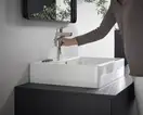 Смеситель для раковины 70 Hansgrohe Logis (цвет - хром), со сливным клапаном Push-Open 71077000