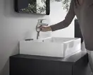 Смеситель для раковины 70 Hansgrohe Logis (цвет - хром), с металлическим сливным гарнитуром 71170000