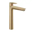 Смеситель для раковины высокий Hansgrohe Talis E (цвет - шлифованная бронза), без донного клапана 71717140