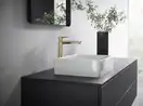 Смеситель для раковины высокий Hansgrohe Talis E (цвет - шлифованная бронза), без донного клапана 71717140