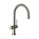 Кухонный смеситель 220, с запорным вентилем, 1jet Hansgrohe Talis M54 (цвет - сталь) 72805800