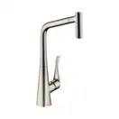 Смеситель для кухни 320 Hansgrohe Metris M71 2jet (цвет - сталь) 73801800
