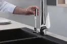 Смеситель для кухни 300 Hansgrohe Talis Select M51, с вытяжным изливом, 1jet, sBox (цвет - хром) 73853000