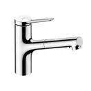 Кухонный смеситель 2 вида струи, sBox Hansgrohe Zesis M33 (цвет - хром) 74821000
