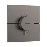 Термостат на 1 потребитель Hansgrohe ShowerSelect Comfort E (цвет - матовый чёрный хром) 15574340