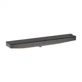 Настенный держатель Porter 500 с полкой правый Hansgrohe Porter E (цвет - шлифованный чёрный хром) 26858340