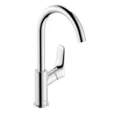 Смеситель для раковины 210, поворотный излив Hansgrohe Logis (цвет - хром), без донного клапана 71131000