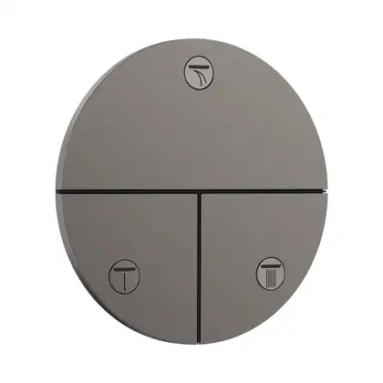 HANSGROHE ShowerSelect S Вентиль на 3, чорний матовий (15558340) HANSGROHE ShowerSelect S Вентиль на 3, чорний матовий (15558340)
