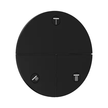 HANSGROHE ShowerSelect Comfort S Вентиль на 3 споживача, чорний матовий (15558670) HANSGROHE ShowerSelect Comfort S Вентиль на 3 споживача, чорний матовий (15558670)