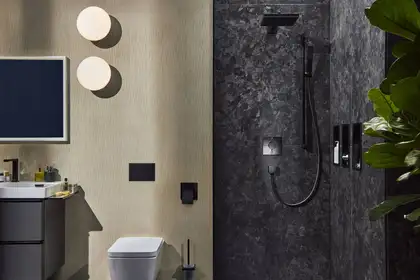 Hansgrohe ShowerSelect Comfort E Термостат, чорний (15572670) Hansgrohe ShowerSelect Comfort E Термостат, чорний (15572670)