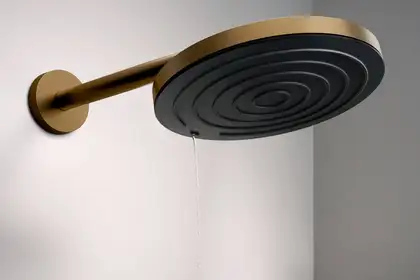 Верхний душ Ø260 мм Hansgrohe Pulsify S, 1 вид струи (цвет - шлифованная бронза) 24140140