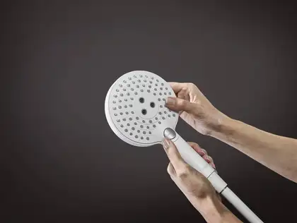 Лейка для душа Hansgrohe Raindance Select S PowderRain (цвет - белый матовый), 3 вида струи 26014700