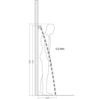 Hansgrohe Rainfinity 500 Душова система, чорний матовий (26243670)