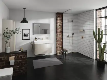 Полочка для душа Hansgrohe Rainfinity Shelf 500 (цвет - шлифованная бронза) 26844140