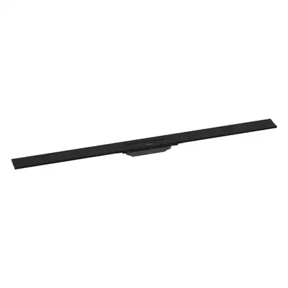Внешняя часть трапа для душа, укорачиваемого 120 см Hansgrohe RainDrain Flex (чёрный матовый) 56054670