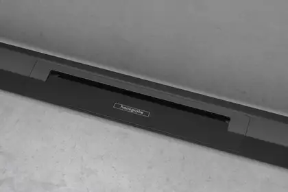 Внешняя часть трапа для душа, укорачиваемого 120 см Hansgrohe RainDrain Flex (чёрный матовый) 56054670
