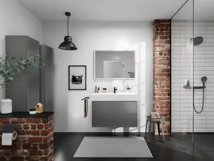 Внешняя часть трапа для душа, укорачиваемого 120 см Hansgrohe RainDrain Flex (чёрный матовый) 56054670