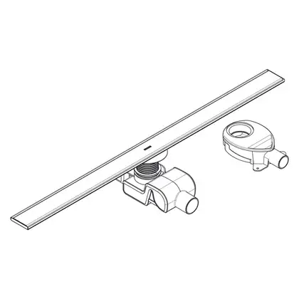 HANSGROHE RainDrain Allround Душовий канал, нерж. сталь (56190800)
