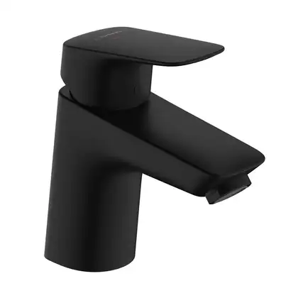 Смеситель для раковины 70 Hansgrohe Logis Coolstart (цвет - чёрный матовый), без донного клапана 71073670