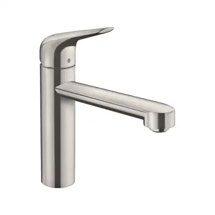 Кухонный смеситель 120, 1jet Hansgrohe Focus M42 (цвет - сталь) 71806800