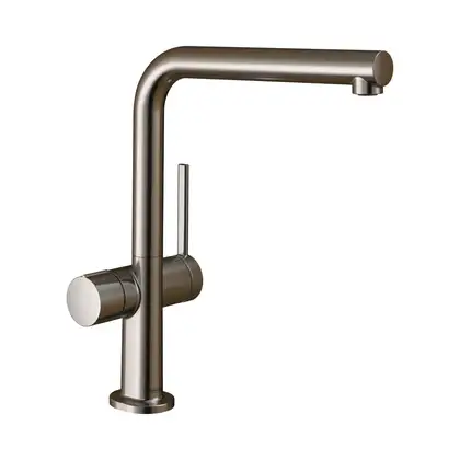 Кухонный смеситель с запорным вентилем, 1jet Hansgrohe Talis M54 (цвет - сталь) 72827800