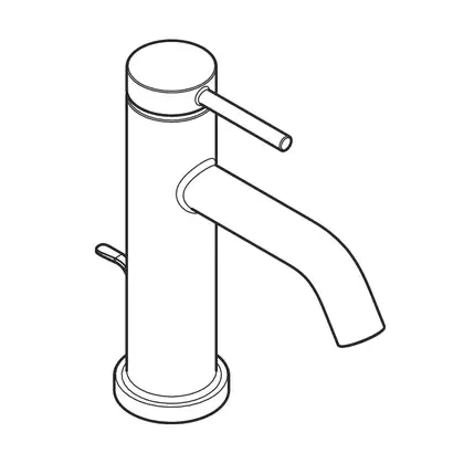 HANSGROHE Tecturis S Змішувач для раковини, чорний матовий (73302670)