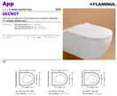 Кришка для унітазу Flaminia APP Quick 44.5x36 h2.8 cм, Cenere (QKCW07) (QKCW07CEN)
