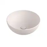 Умивальник на стільницю Flaminia APP d40 xh 16 cm, без переливу, Latte Milky white matt (AP40A) (AP40ALAT)