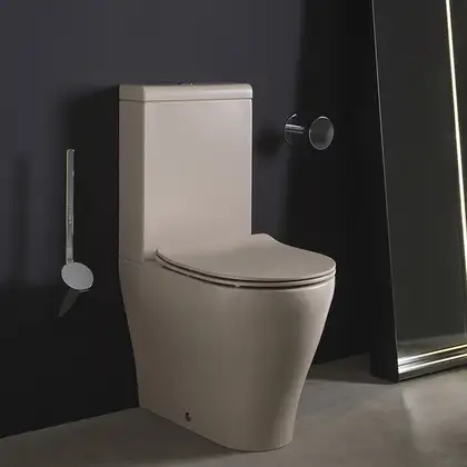 Унітаз-компакт Flaminia APP 58x36 h43 см з системою Goclean, Cenere matt (AP116G) (AP116GCEN)